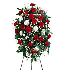FTD Crimson & White Standing Spray 