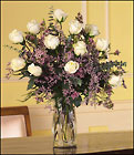 Elegant White Roses