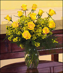 Vibrant Yellow Roses from Arthur Pfeil Smart Flowers in San Antonio, TX