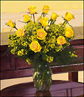 Vibrant Yellow Roses