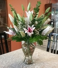 Stargazer Vase from Arthur Pfeil Smart Flowers in San Antonio, TX