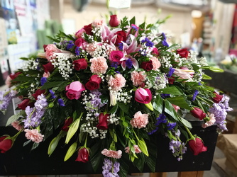 Grieving Heart Casket Spray from Arthur Pfeil Smart Flowers in San Antonio, TX