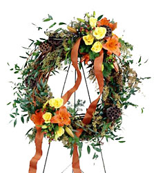 Flourishing Garden Wreath from Arthur Pfeil Smart Flowers in San Antonio, TX