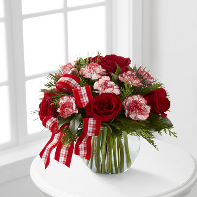 EDG Bouquet Papaveri Rossi H 34 cm