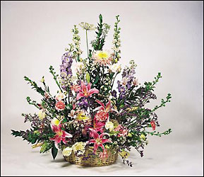 Fireside Basket from Arthur Pfeil Smart Flowers in San Antonio, TX